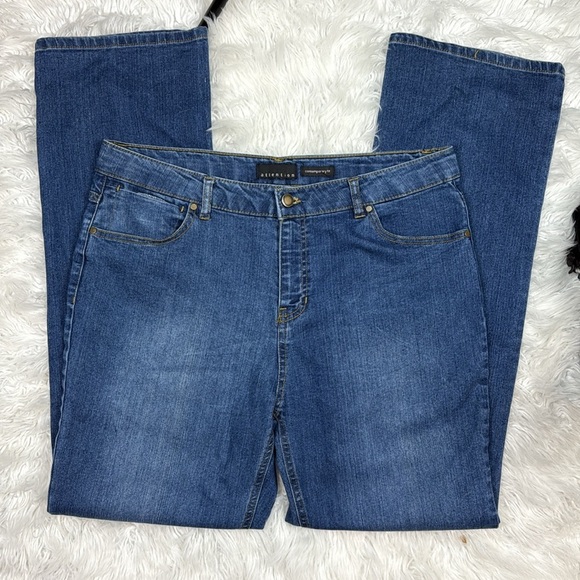 attention Denim - Attention Women's Straight Leg Blue Jeans Contemporary Fit